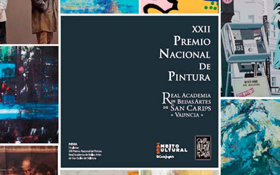 Cartel del XXII Premio Nacional de Pintura Real Academia de Bellas Artes de San Carlos -  Valencia