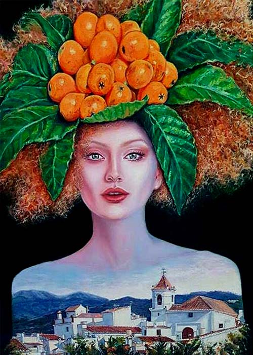 angela-maraval-cartel-de-la-fiesta-del-nispero