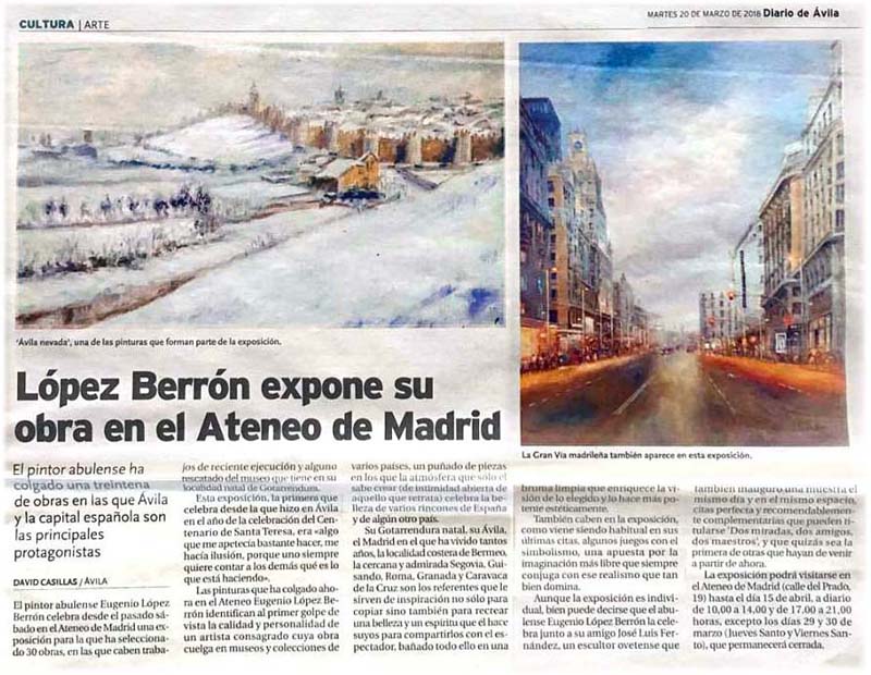 Pulsa para ampliar Diario de Ávila