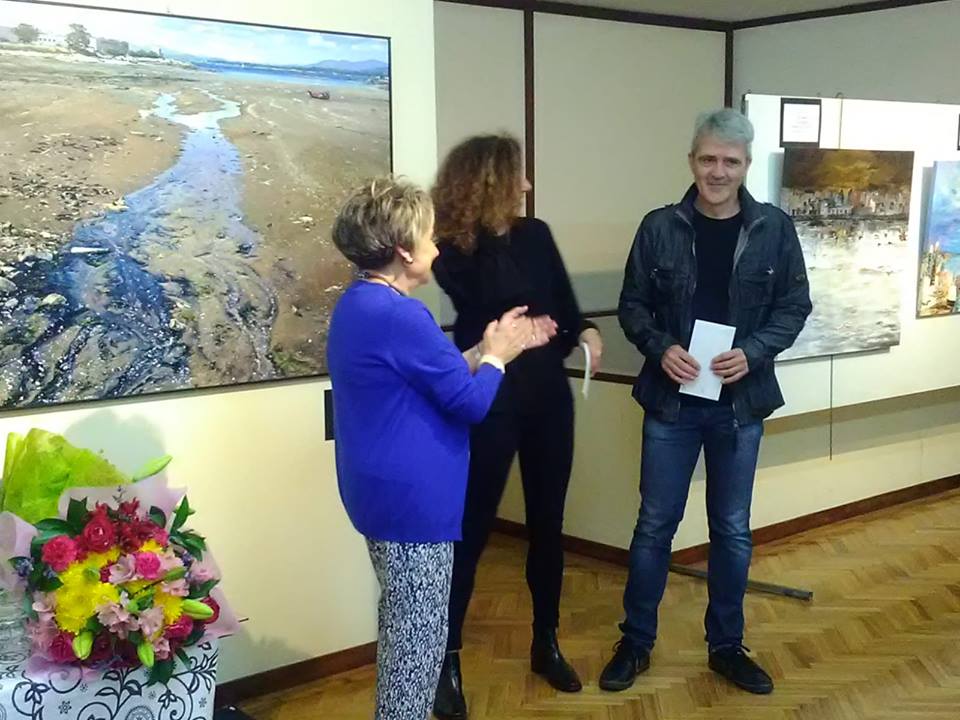 Entrega del premio a Raúl Gil Rodríguez