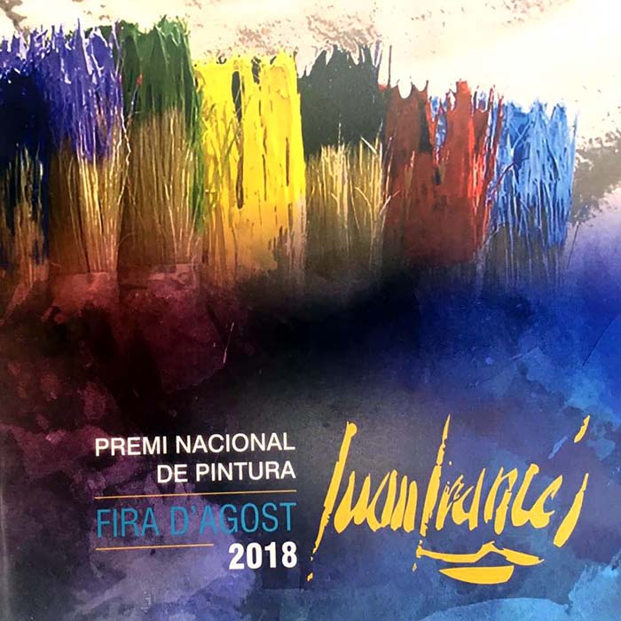 Pulsa para ampliar Premi Nacional de Pintura Juan Francés-Fira d´Agost 2018 de Xàtiva
