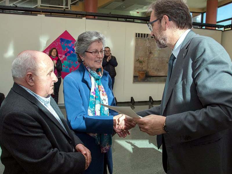 Simón Arrebola Parras no pudo estar presente en el acto de entrega de los premios