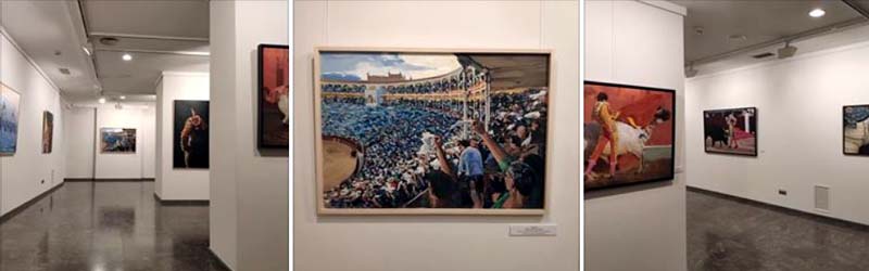 La obra premiada  =Público=de Mario Pastor Cristóbal en la exposición