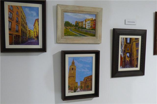 Pulsa para ampliar La II Entropicart Lonja de Arte reúne a 28 artistas plásticos de Barbastro-Huesca que exponen en El Moliné