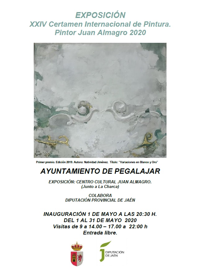 SUSPENDIDO la celebración del XXIV Certamen Internacional de Pintura Pintor Juan Almagro 2020