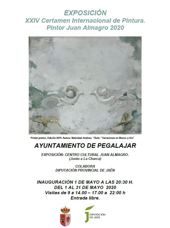 Pulsa para ampliar SUSPENDIDO la celebración del XXIV Certamen Internacional de Pintura Pintor Juan Almagro 2020