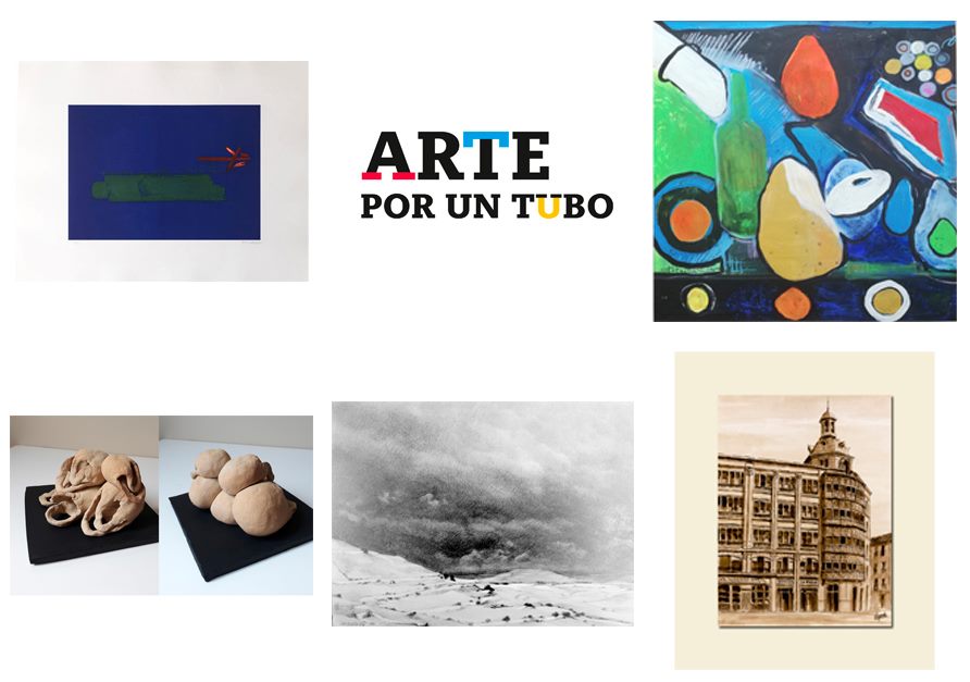 Pulsa para ampliar CARTEL de la campaña ARTE POR UN TUBO