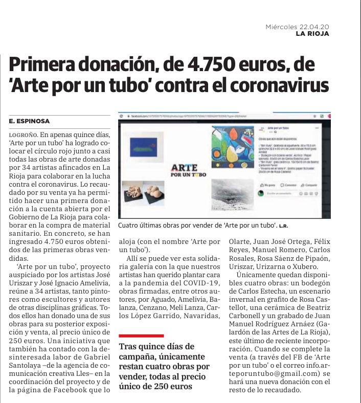Pulsa para ampliar 1ª donación a la cuenta abierta por el Gobierno de La Rioja