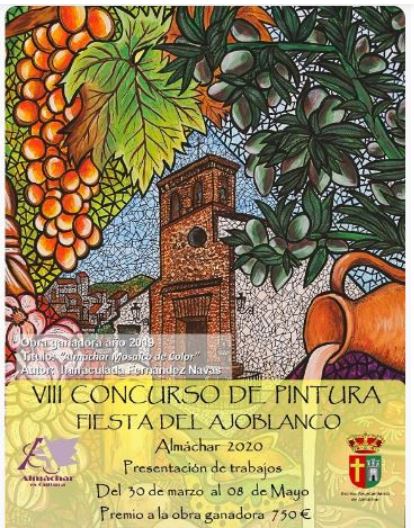 Debido al COVID-19, la Semana Cultural de Almáchar ha cambiado la fecha que tenía prevista, aumentando el plazo de presentación de trabajos hasta el 30 de junio de 2020.
