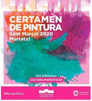 CARTEL del XXXIII Certamen de Pintura de Sant Marçal