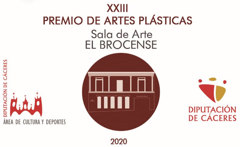 Cartel del XXIII Premio de Artes Plásticas =Sala El Brocense= de Cáceres