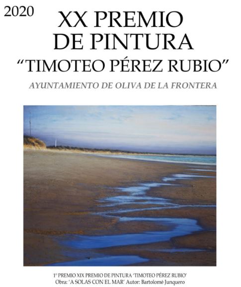 2020 Cartel del XX Premio de Pintura Timoteo Pérez Rubio