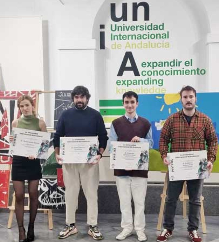 Los galardonados Rosa Aguilar, Andrés Aparicio, Alejandro Garófano y Guillermo Velasco