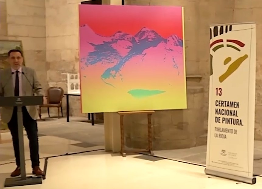 Entrega de los premios del 13º CERTAMEN DE PINTURA DEL PARLAMENTO DE LA RIOJA