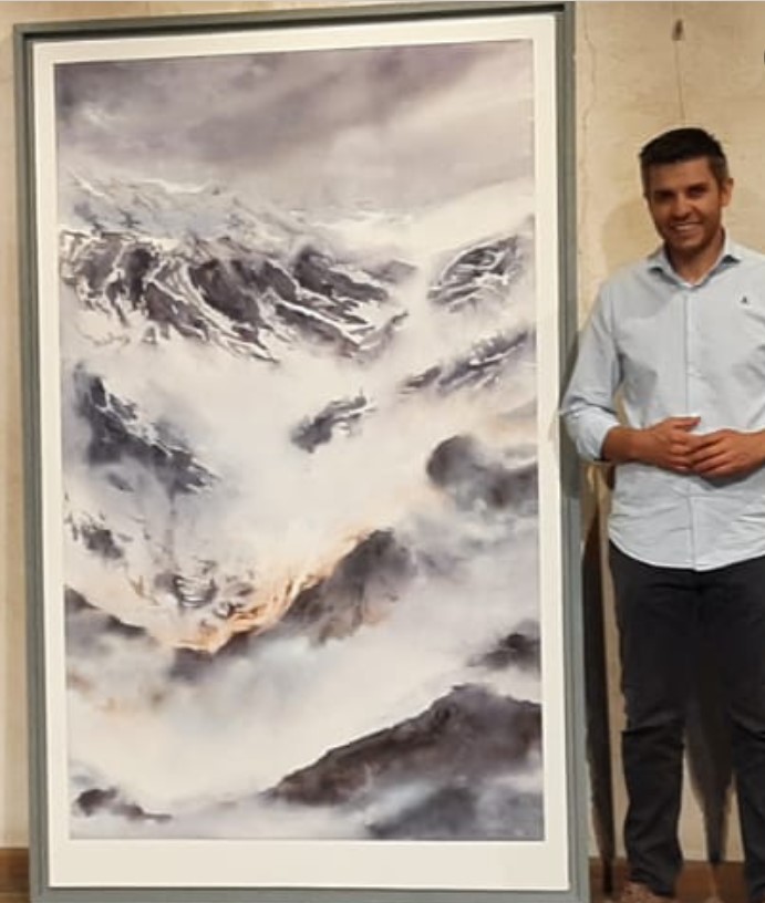 Pulsa para ampliar Entrega del 1º premio del XL Certamen Nacional de Pintura Villa de Campo de Criptana