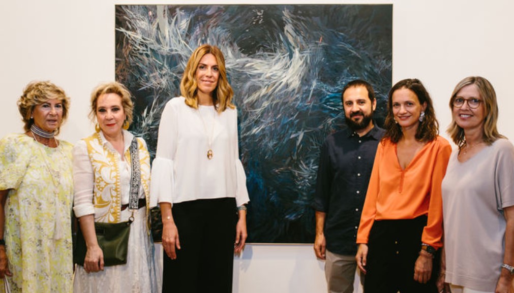 Pulsa para ampliar La alcaldesa Paloma Tejero en el centro: 1º premio de 4.000 € Boris David Franco Navarrete - Siro -
