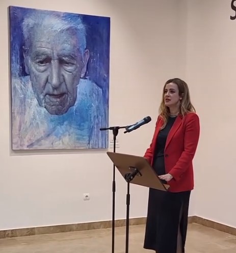 La Teniente Alcalde y delegada de Cultura Raquel Vega durante la lectura del veredicto del concurso