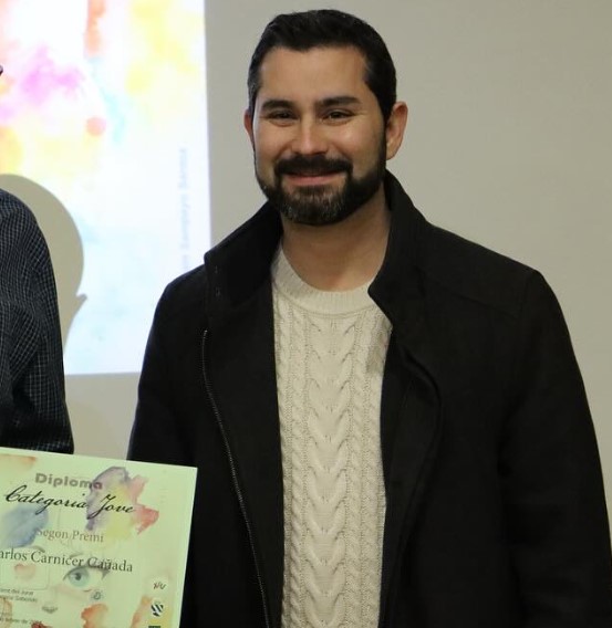 Entrega del 2º premio a Carlos Carnicer Cañada 