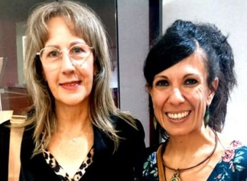 Pulsa para ampliar MARIA JESUS SEGARRA y ROSA ANA MARTOS Segundo y primer Premio Nacional de Pintura PASTOR CALPENA