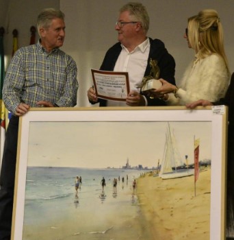 Entrega del segundo premio a Paco Campos Tocornal