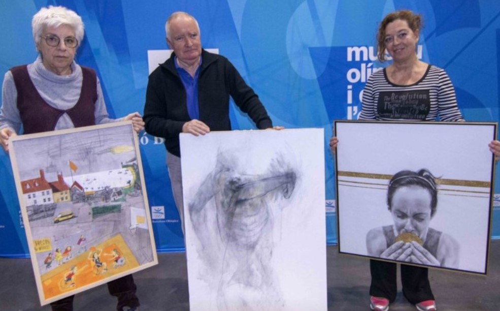 Tres primeros premios del 12º Concurso Internacional «Art sobre Paper»