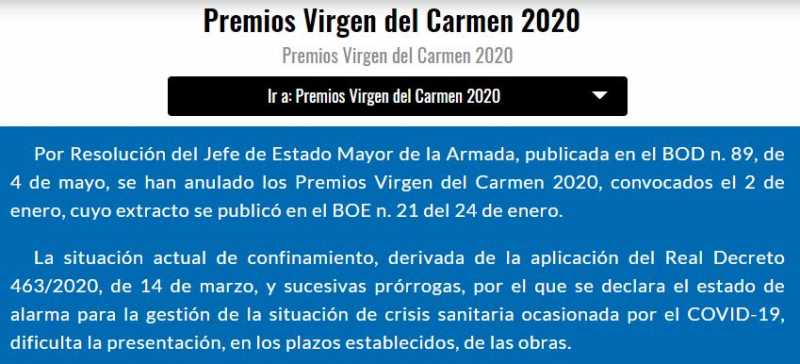 anulados-los-premios-virgen-del-carmen-organizados-por-el-ministerio-de-defensa-cuartel-general-de-la-armada