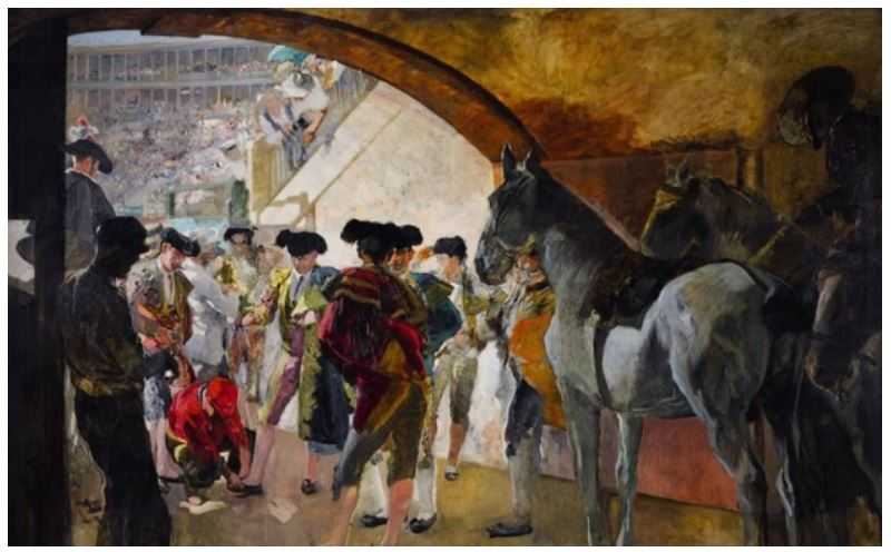 el-cuadro-antes-de-la-corrida-de-joaquin-sorolla-subastado-a-la-baja-en-londres-