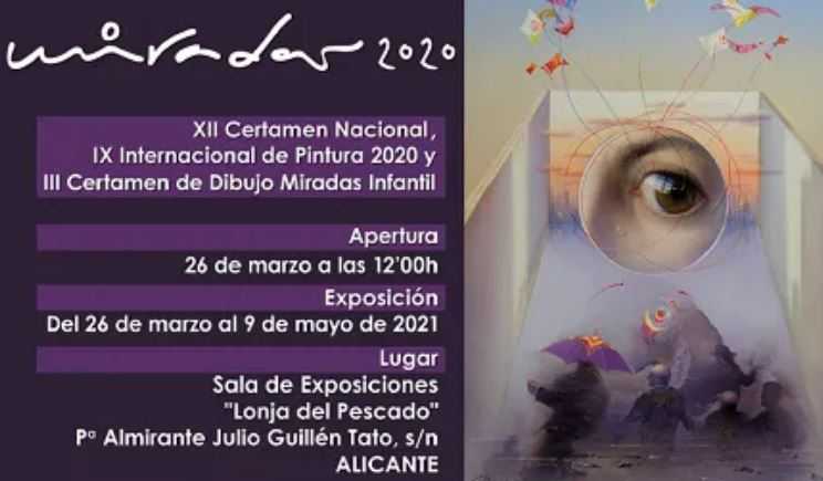 la-fundacion-jorge-alio-organiza-en-alicante-la-exposicion-del-certamen-de-pintura-miradas-2020